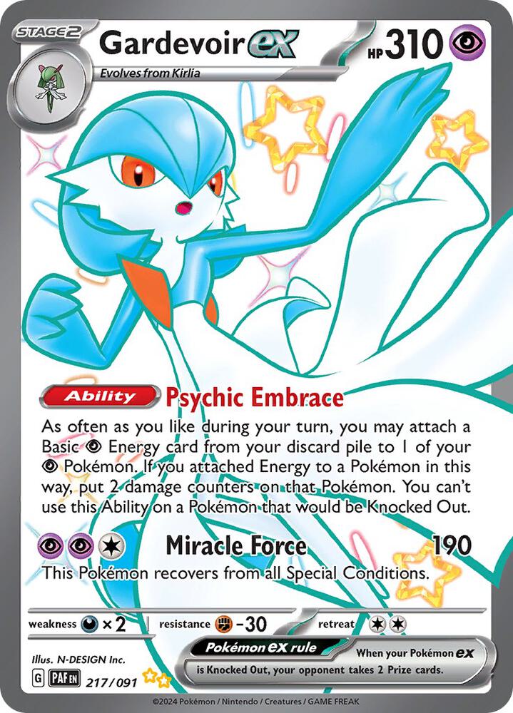 Gardevoir ex (PAF 217)
