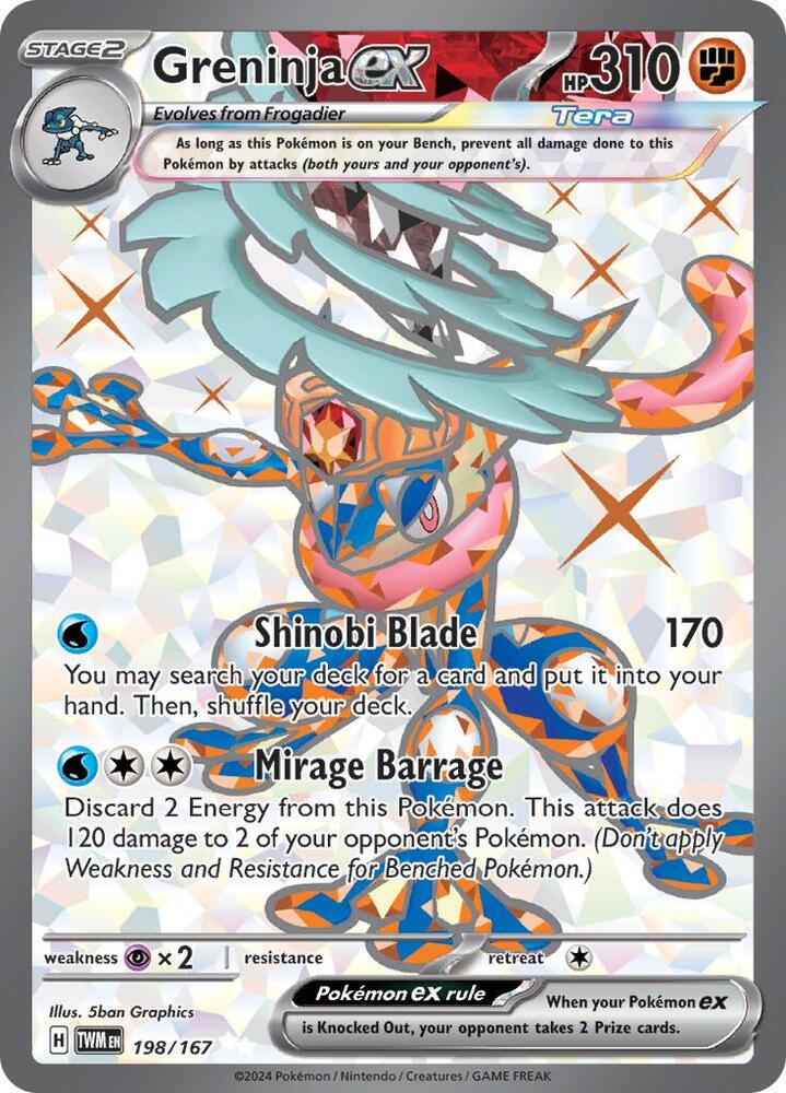Greninja ex (TWM 198)
