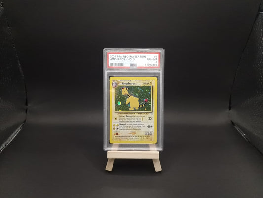 AMPHAROS 1/64 Neo Revelation Holo - PSA 8
