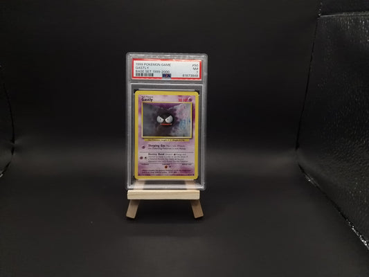 1999 Pokemon Game Base Set Game Gastly #50 PSA 7 NM