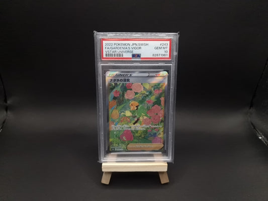 Pokemon Japanese TCG PSA 10 - Gardenia's Vigor 243/172