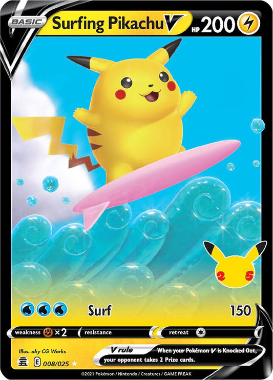 Surfing Pikachu V (CEL 008)