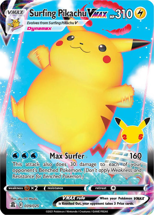 Surfing Pikachu VMAX (CEL 009)