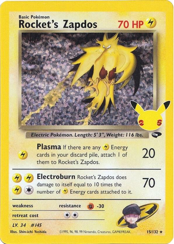 Rocket's Zapdos (CEL GC 15)