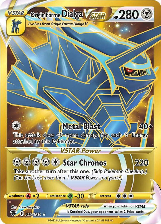 Origin Forme Dialga VSTAR - 210/189 (Secret) - SWSH10: Astral Radiance (SWSH10)